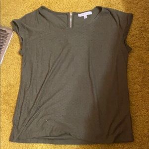 Green top by rose and olive size medium